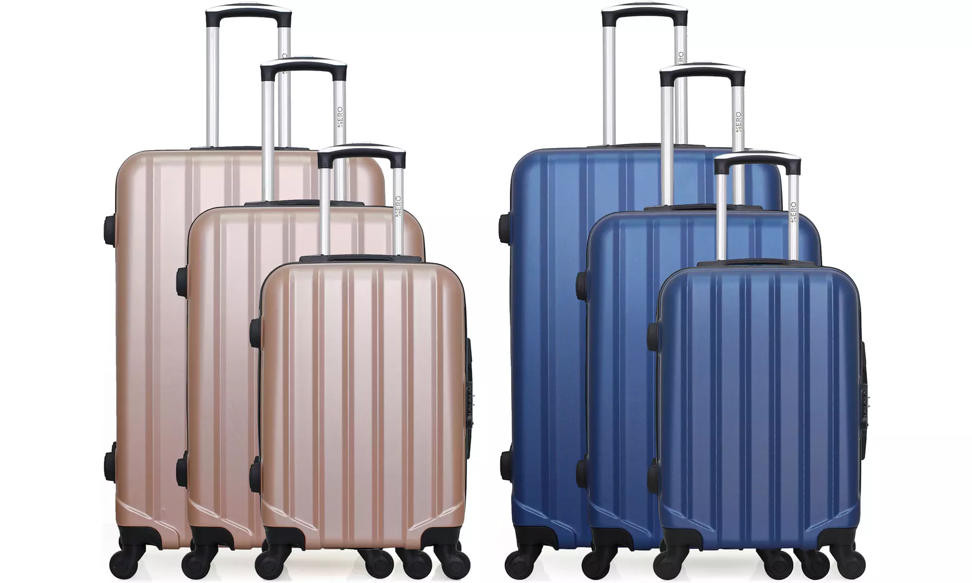 1x, 2x oder 3x Hero Reisekoffer „Himalaya“