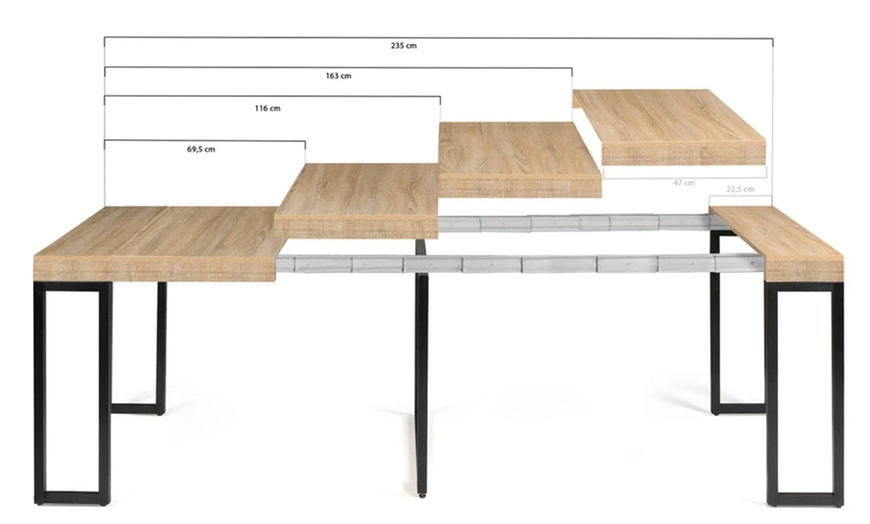 Image 30: Table extensible effet bois, Kocoon