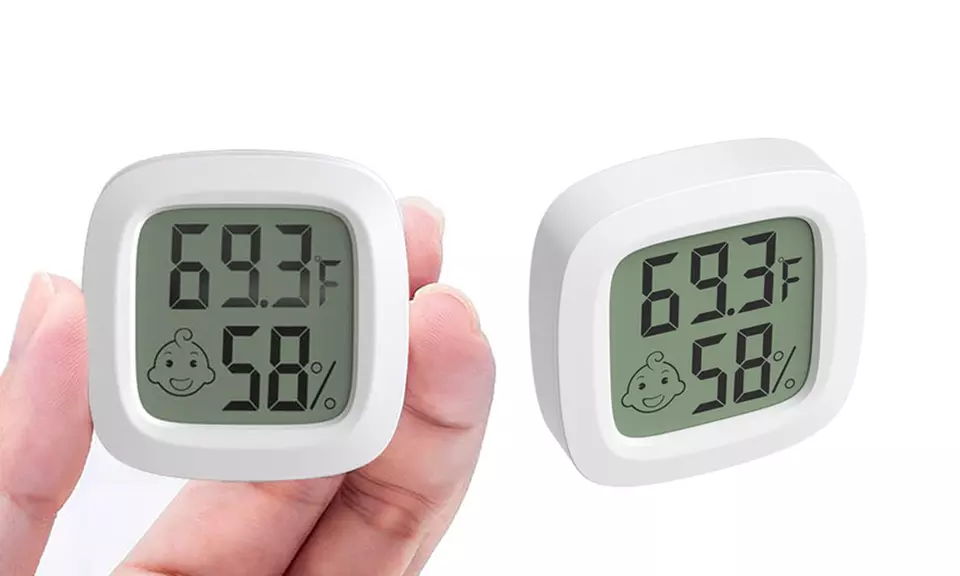 Indoor Thermometer Hygrometer Humidity Meter Temperature with LCD Display