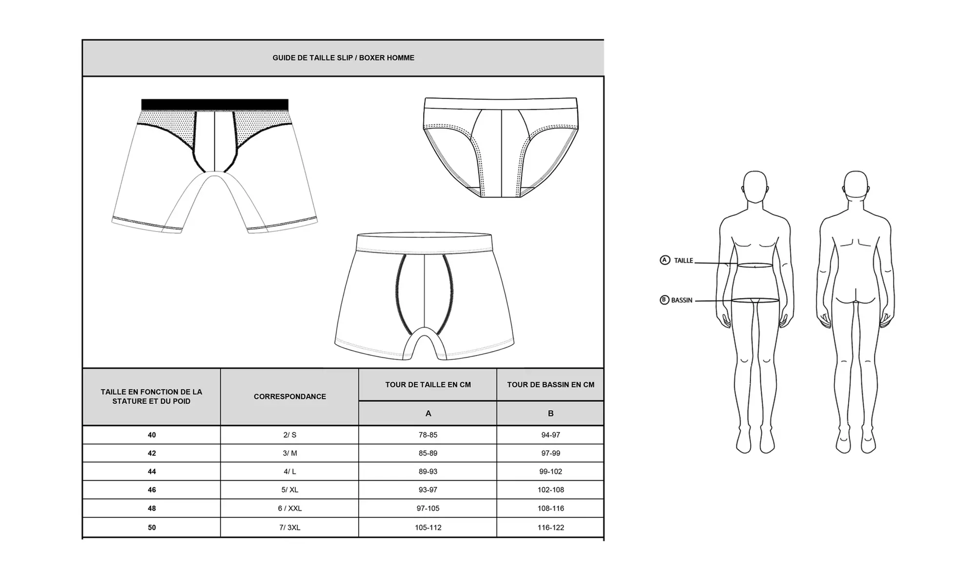 Freegun — Lot de 4 boxers homme "Aktiv" en coton