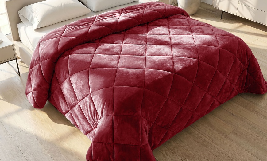 Image 4: Trapunta in velluto Irina