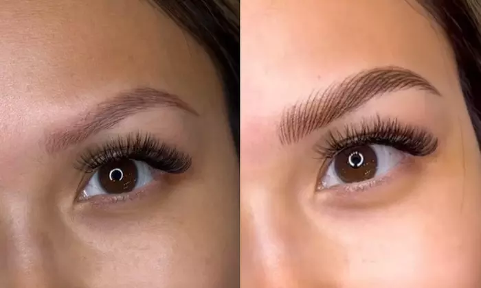 Get Fluffy Laminated Style with Feather Nano Brows at Effortless Beauty | PMU by Lilly -  30% Off - Second Medium