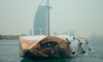 35-Ft Golden Falcon – 1-Hour Cruise for Up to 8 People - Taj Tasneem Leisure Yachts And Boats Rental