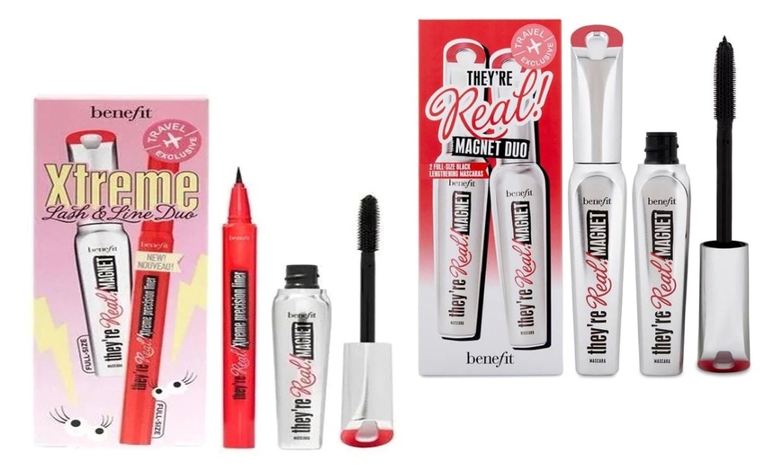 Image 1: Benefit They're Real! Magnet Mascara and Eyeliner Set