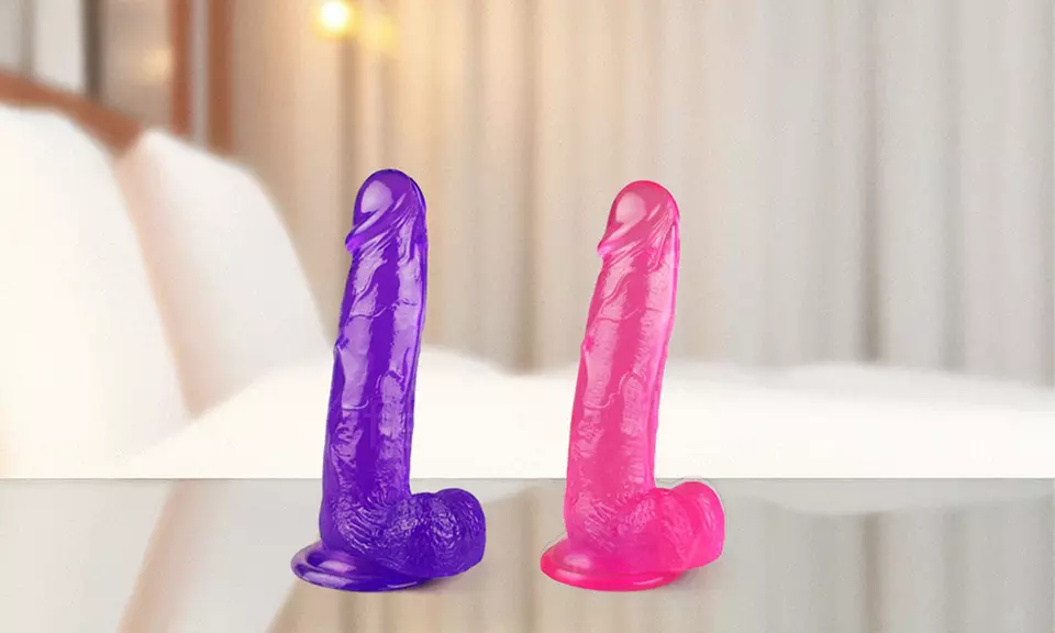 Realistic Suction Cup Jelly Dildo 6.7 Waterproof Flexible