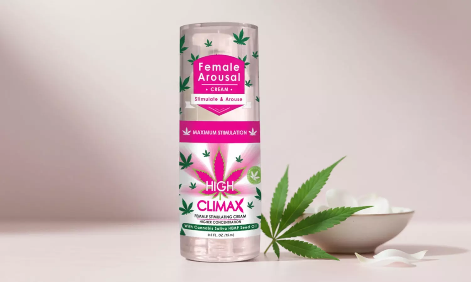 High Climax Female Stimulant Cream with Hemp