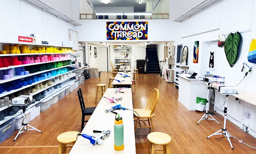 Image 3: Hands-On Rug Tufting Class – Design & Create Your Own Art