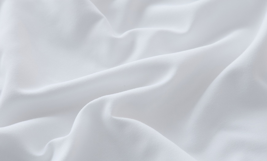 Image 4: Parure de lit blanc en polyester Sampur
