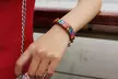 7 Chakra Bracelets with Real Stones Rainbow Wrap Healing Bead Bracelet - Second Medium