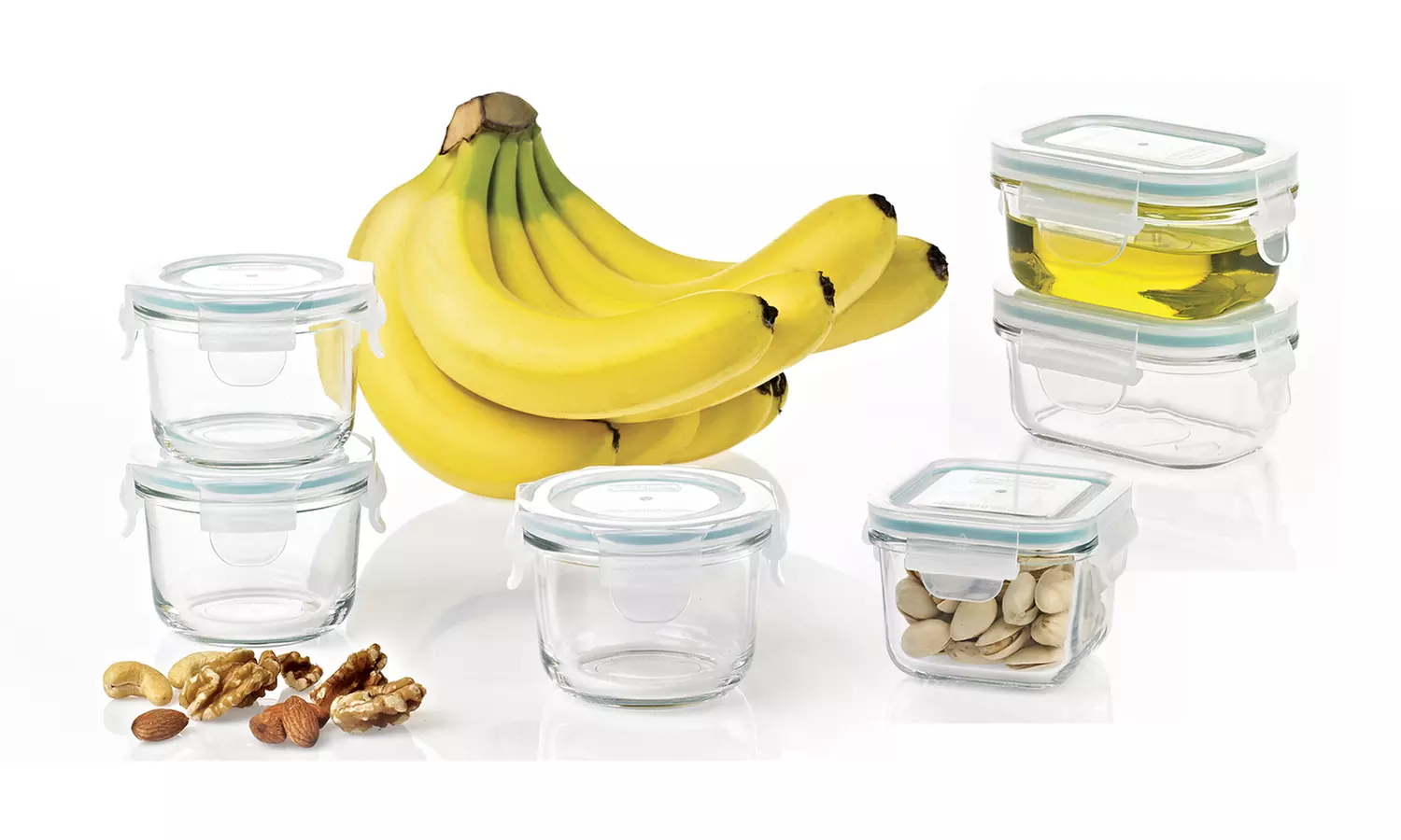 Glasslock Sauce & Baby Food Storage Container Set (6-Piece) - Primary Image