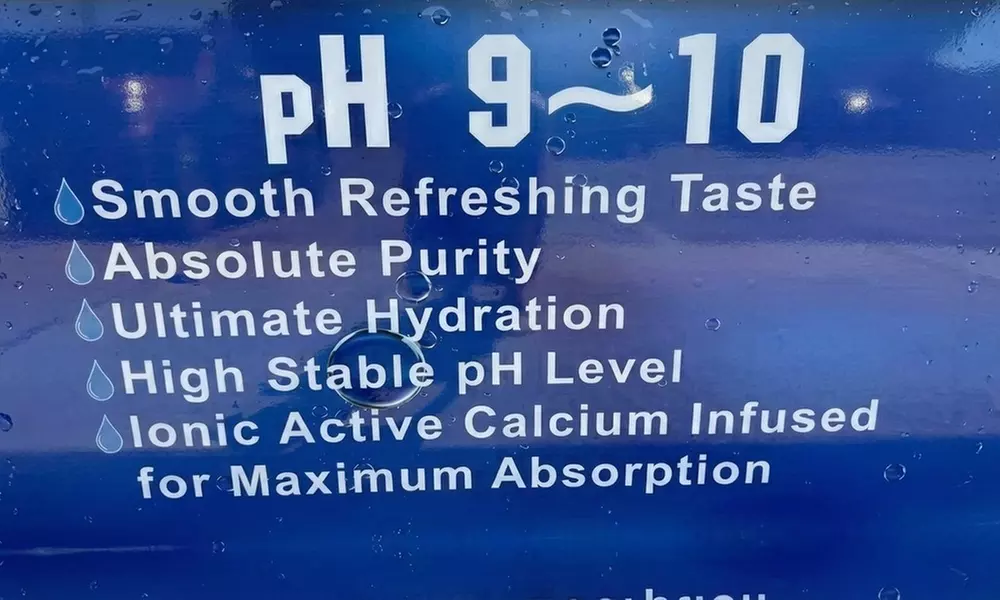 100 Gallons Premium Alkaline Water Bulk Hydration Supply