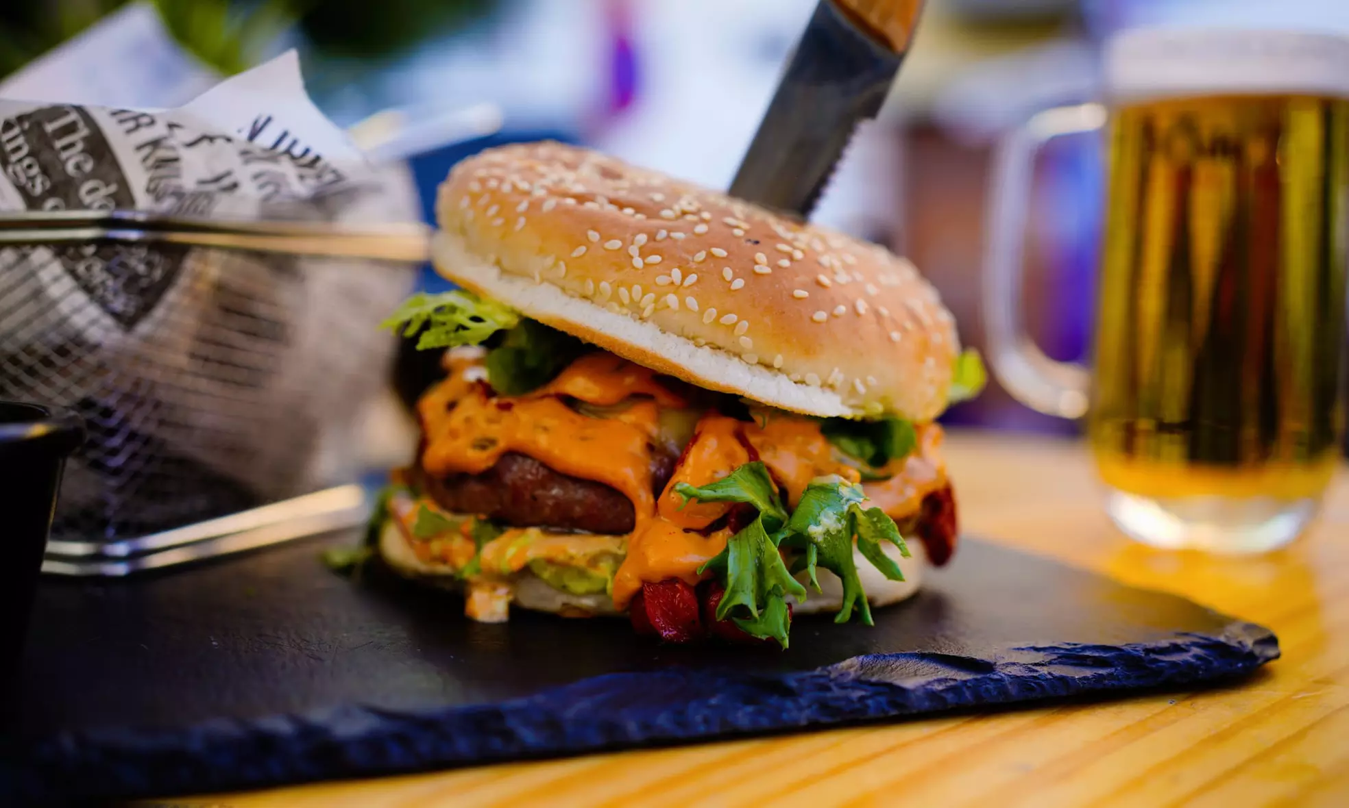 ≋ Menú de hamburguesas para 2 o 4 personas en Es-Kina