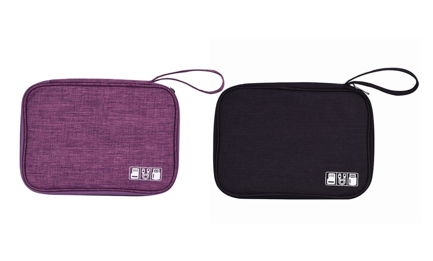 Image 26: Travel Cable Organiser Bag