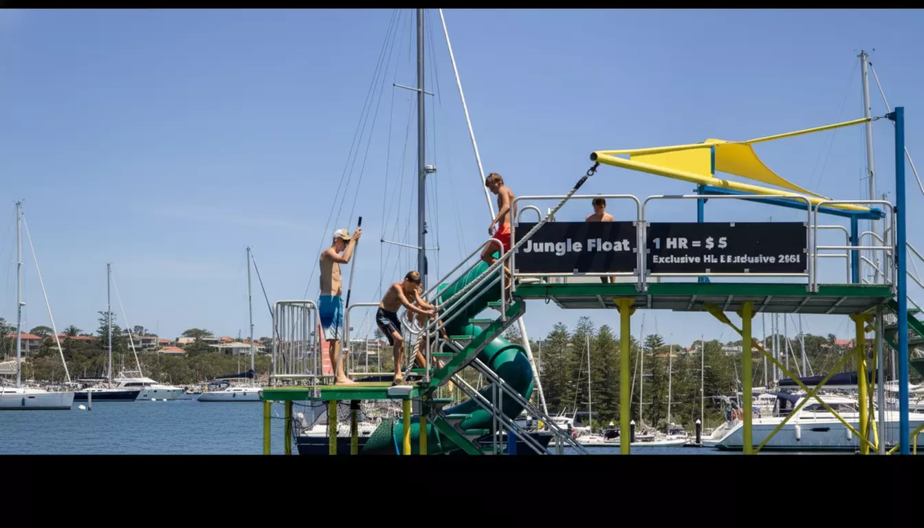 Sydney's Ultimate Floating Playground: Jungle Float Adventure