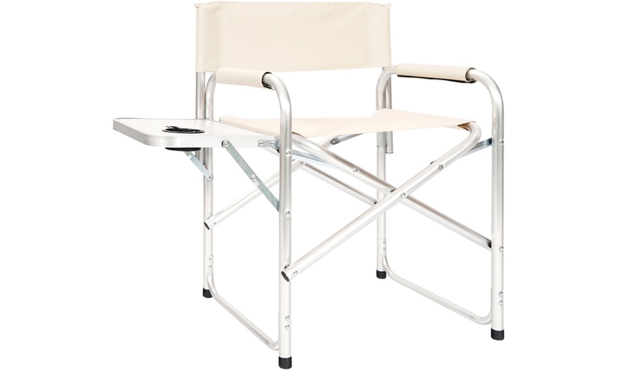 Image 2: Chaise pliante avec plateau