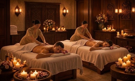 One 60-Minute Deluxe Bodywork with Essential Oil, Hot Stones and Hot Herb Bag Treatment - Eos Spa