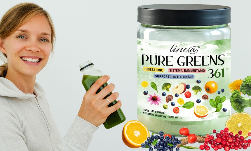 Image 1: Lineadiet Pure Greens voedingssupplementen 
