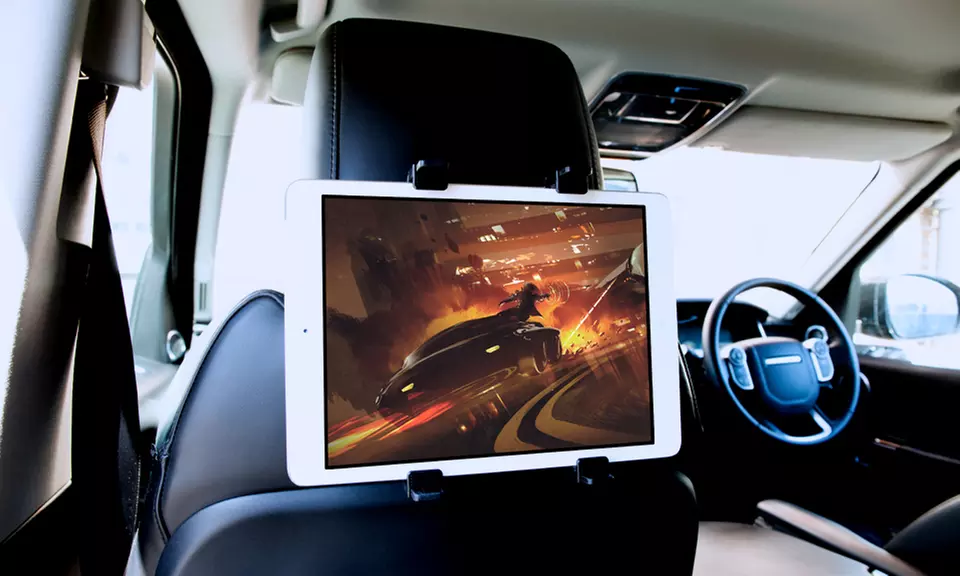 1 ou 2 supports voiture pivotant Rolson pour iPad et tablette - Second Medium
