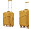 Image 22: KONO Lightweight Soft Shell Suitcase Set TSA Lock Wet/Dey Compartment