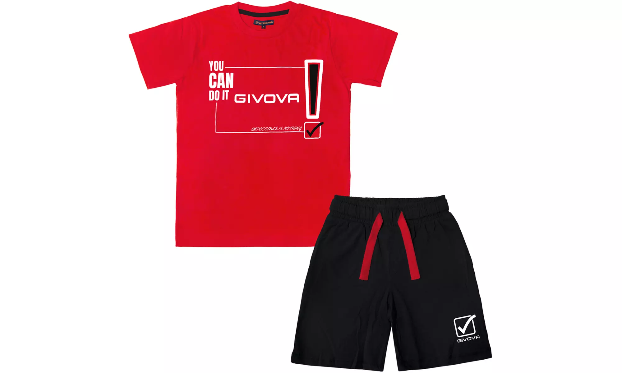 Completo corto da ragazzo Givova