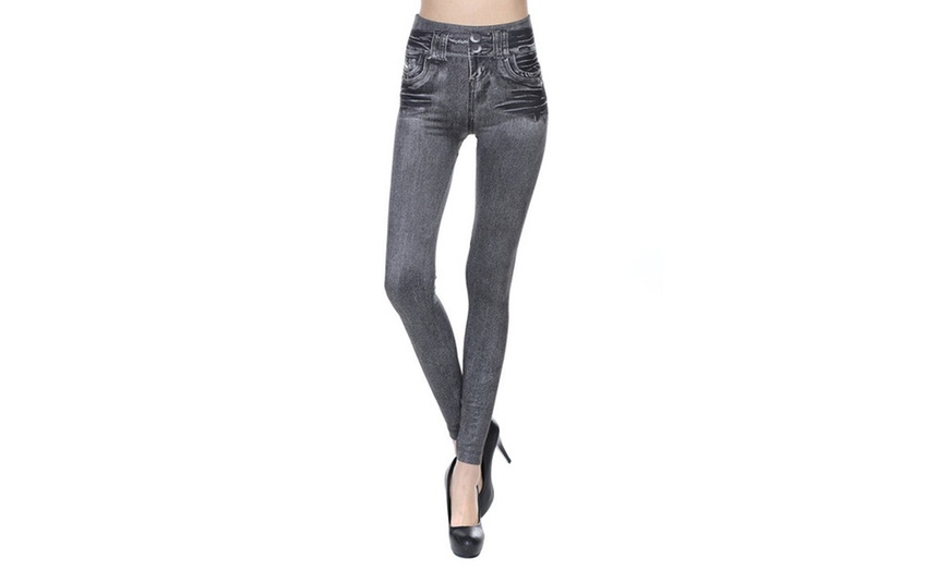 Image 5: Women's High-Waist Jeggings