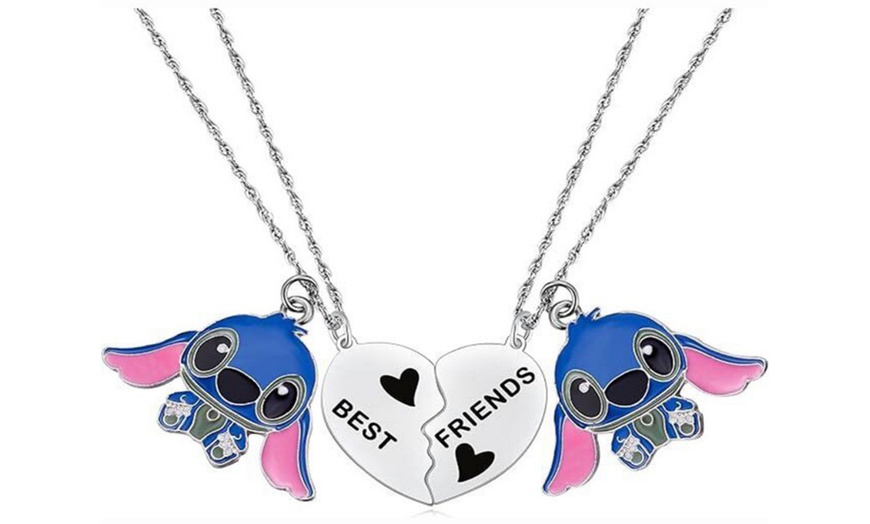 Image 3: Stitch-Inspired Friendship Necklaces and Bracelets
