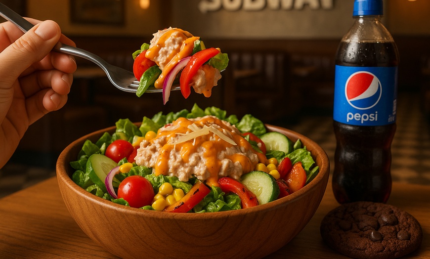 Image 3: Salat, Getränk & Nachtisch oder Beilage nach Wahl für 1 oder 2 Pers.