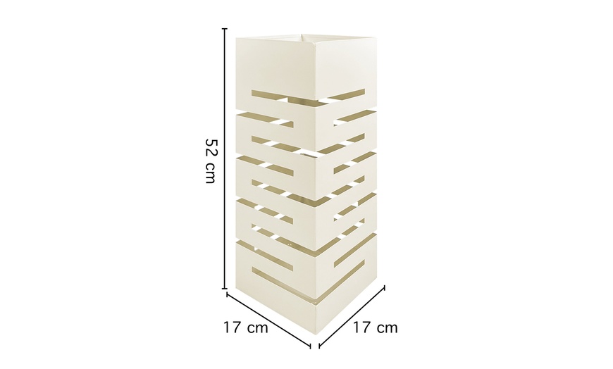 Image 41: Portaombrello in metallo moderno