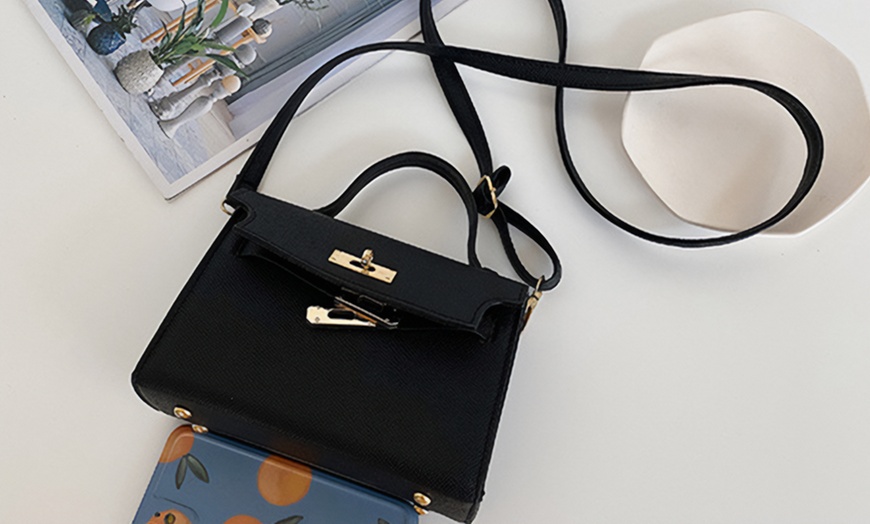 Image 10: Crossbody Satchel Bag