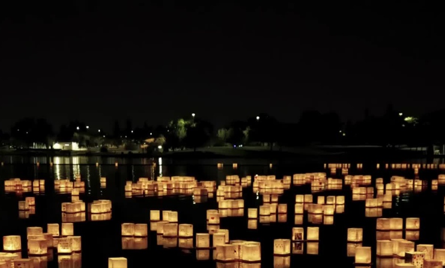 Image 3: Admission to Water Lantern Festival for 1, 2, 3, or 4 People