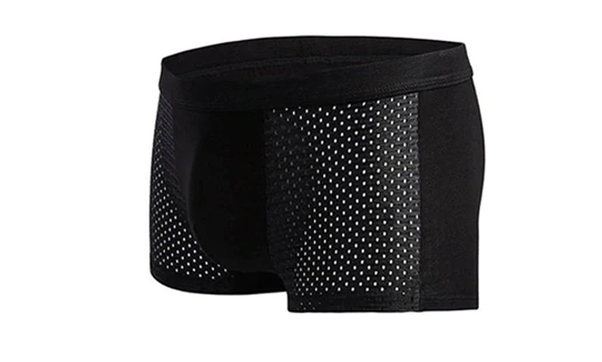 Image 5: Four-Pack of Men's Breathable Mesh Boxers