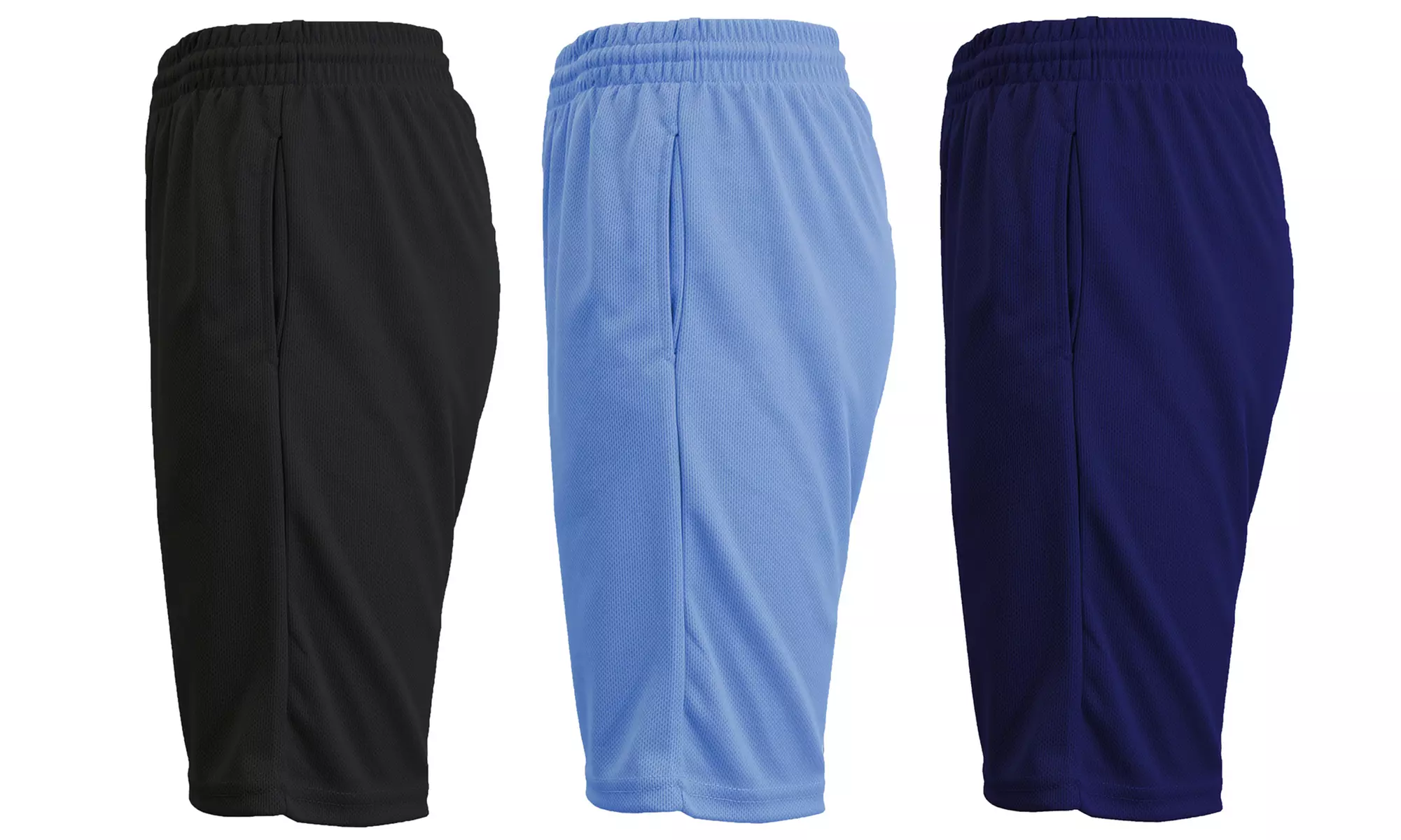 3-Pack Men's Active Performance Shorts (S-2XL) in Multiple Colorways