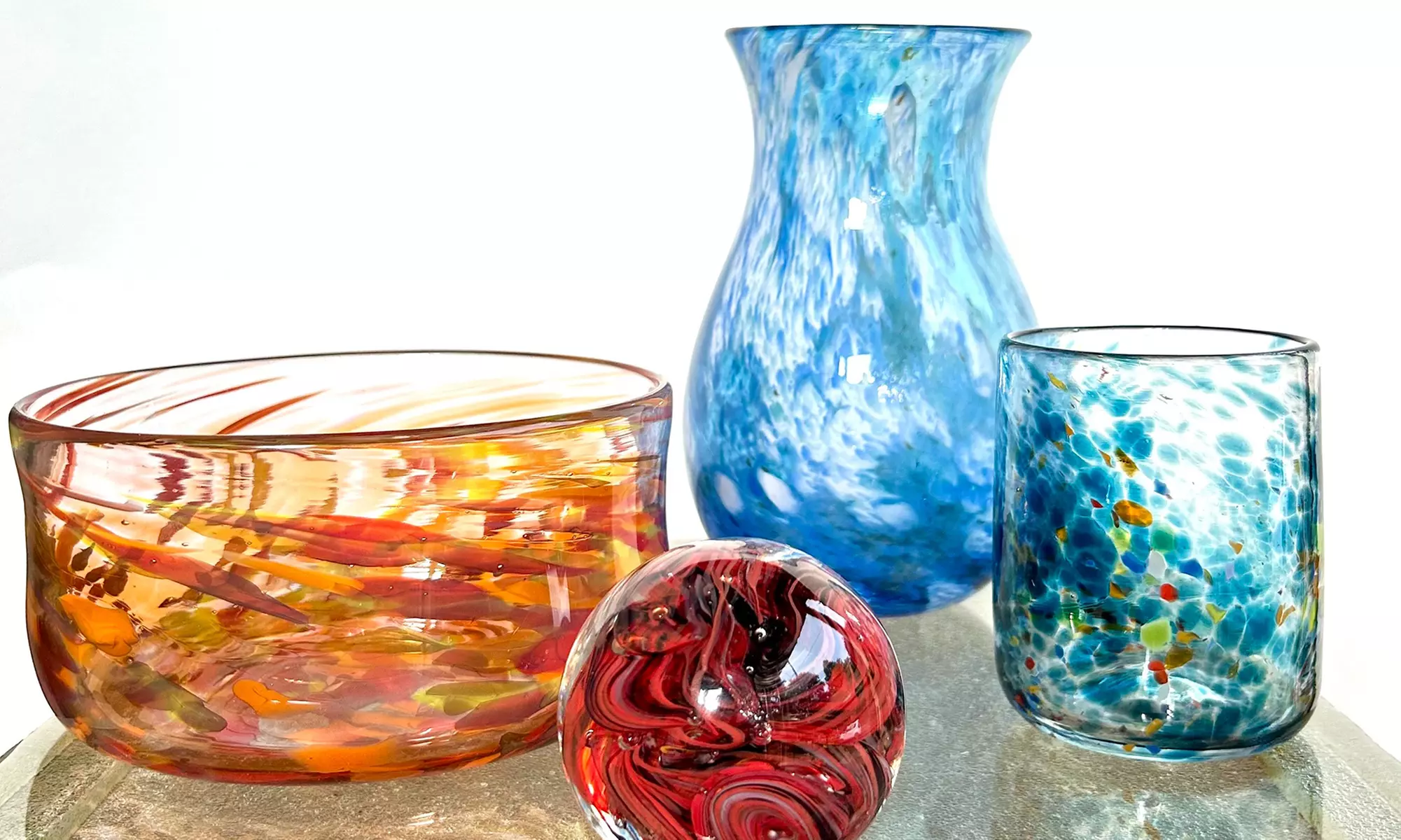 Glassblowing: 5-Week Beginner Class or 3-Hour Workshop and More