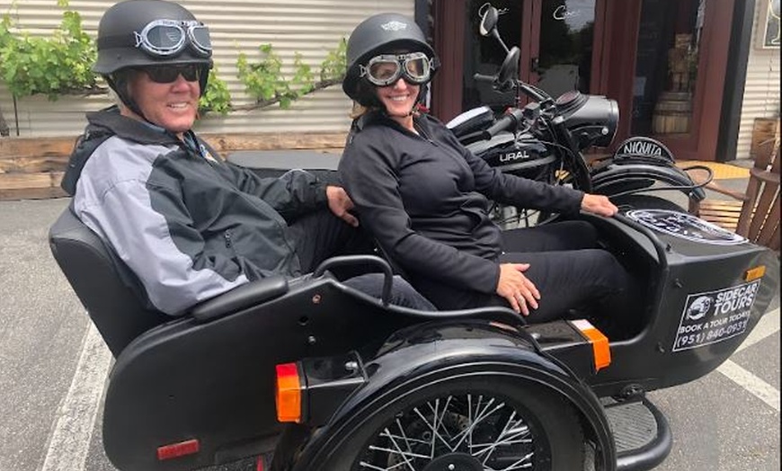 Image 3: Discover Scenic Santa Ynez w/ Friends on a Sidecar Ride for 2-6 People