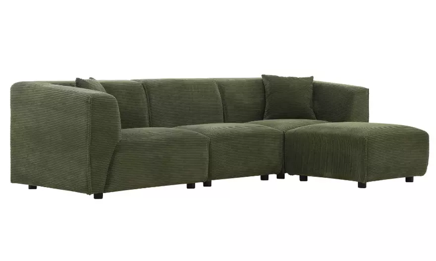 Canapé modulable Kocoon 3 places avec son pouf