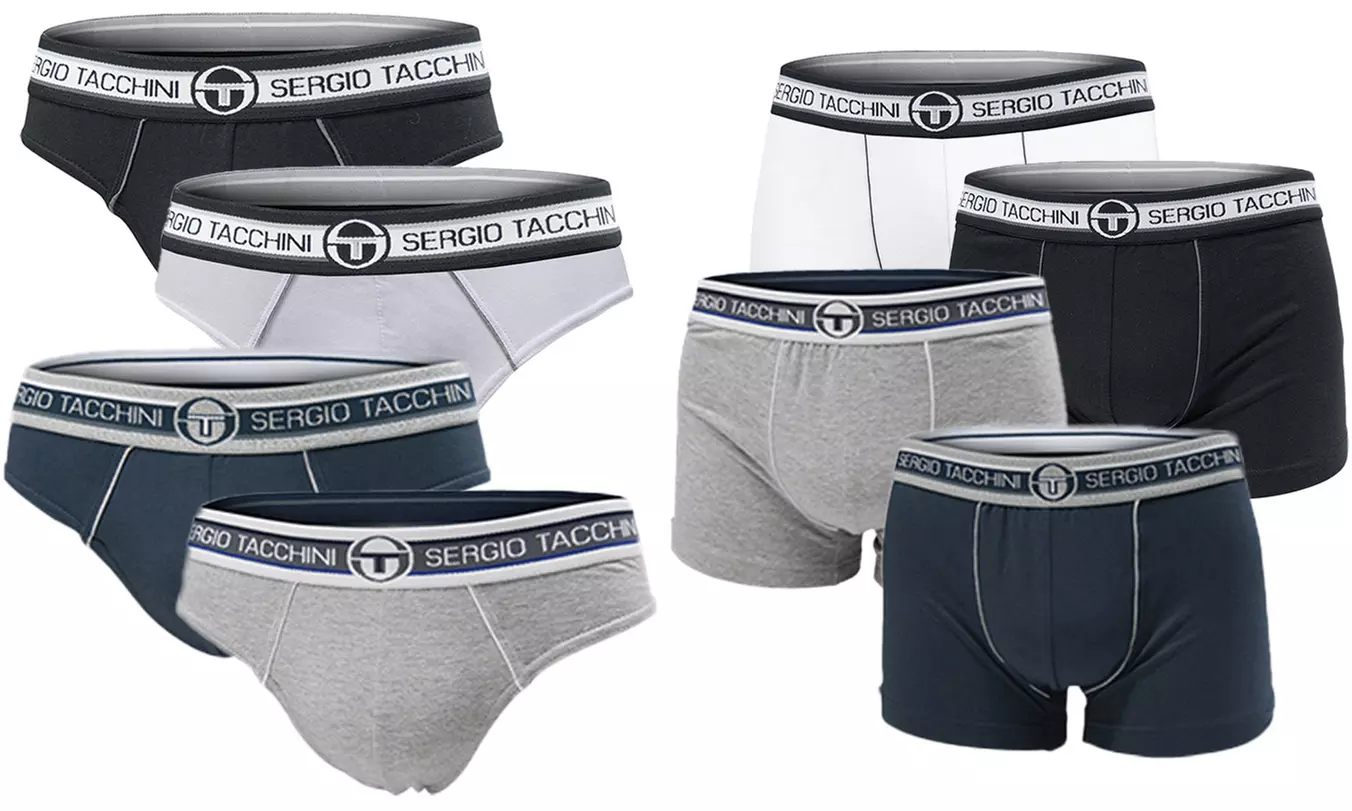6x oder 12x Sergio Tacchini Herren-Unterhosen & Boxershorts
