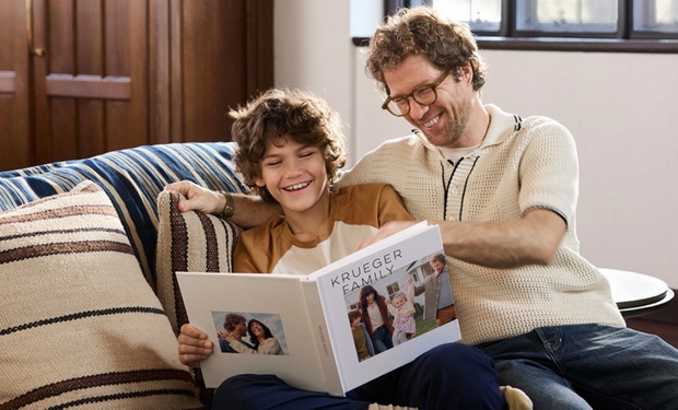 Custom photo book layouts