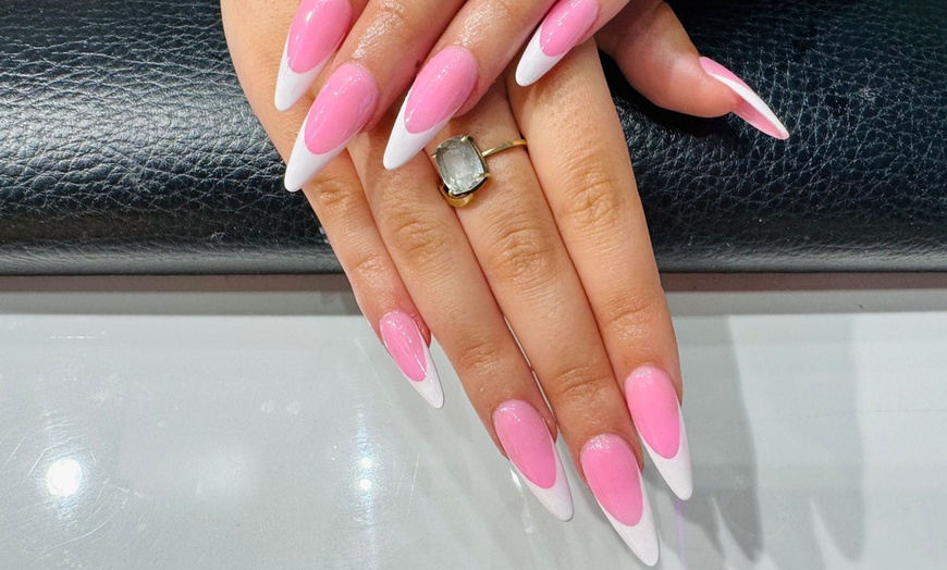 Image 2: Indulge in Gel Manicure, Pedicure, or Combo of both For Relaxation