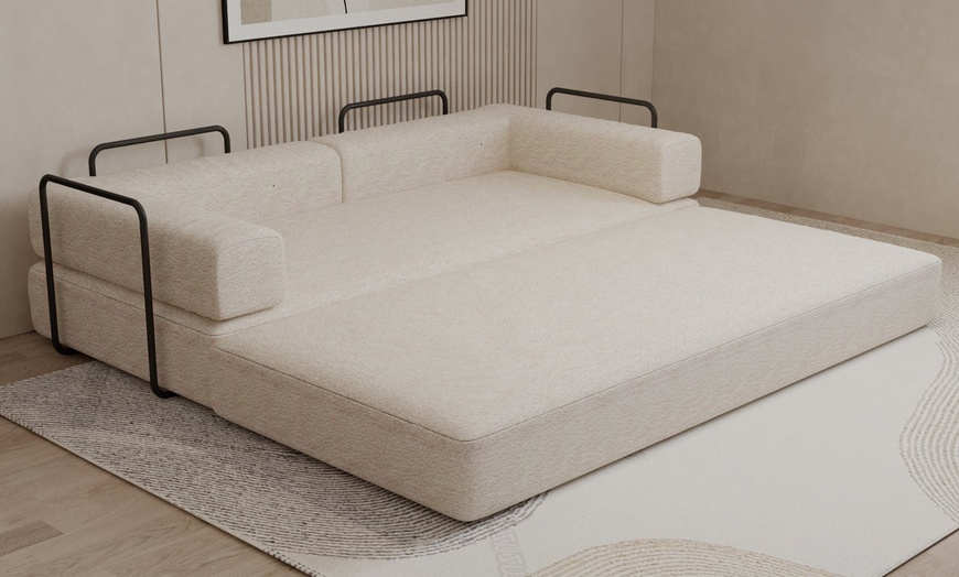 Image 10: Sliding Wardrobes 4 U Three-Seater Smart Convertible Sofabed