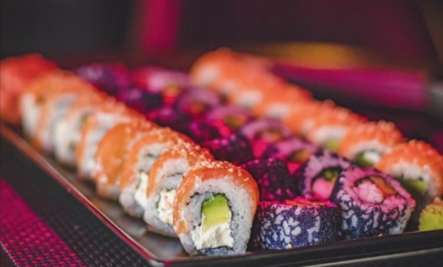 Image 2: Enjoy Authentic Sushi and More with Food and Drink Options