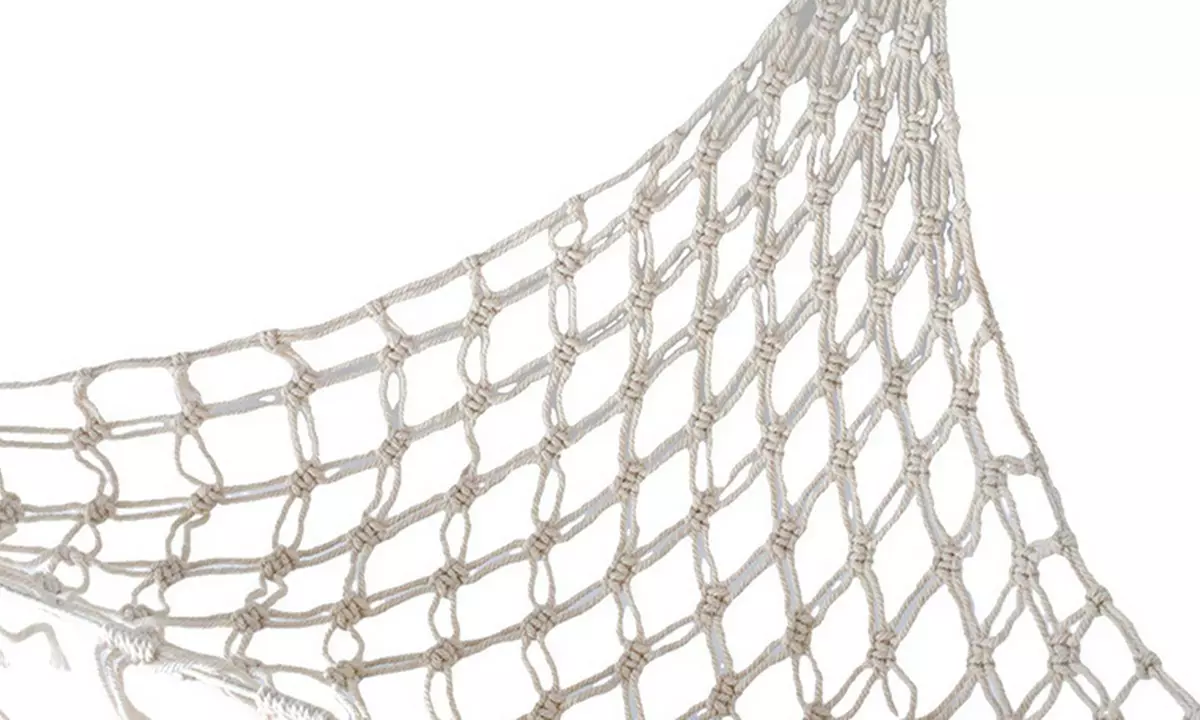 Tassels Boho Plush Toy Hammock with String Light