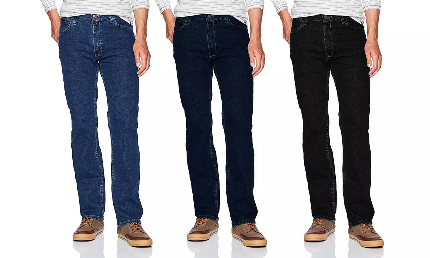 2 paia di jeans da uomo regular fit