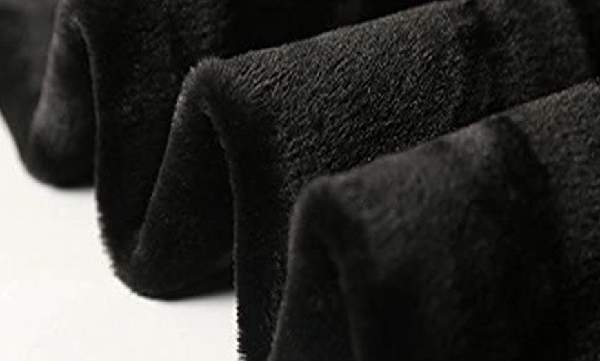 Image 16: Thick Fur Lined Leggings in Regular and Plus Sizes