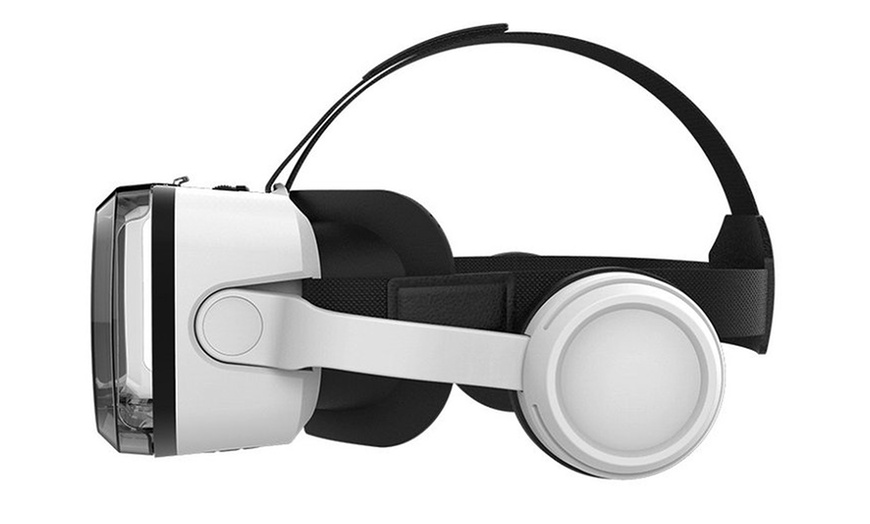 Image 7: 3D VR Box Glasses Virtual Reality Headset Bluetooth Headphone