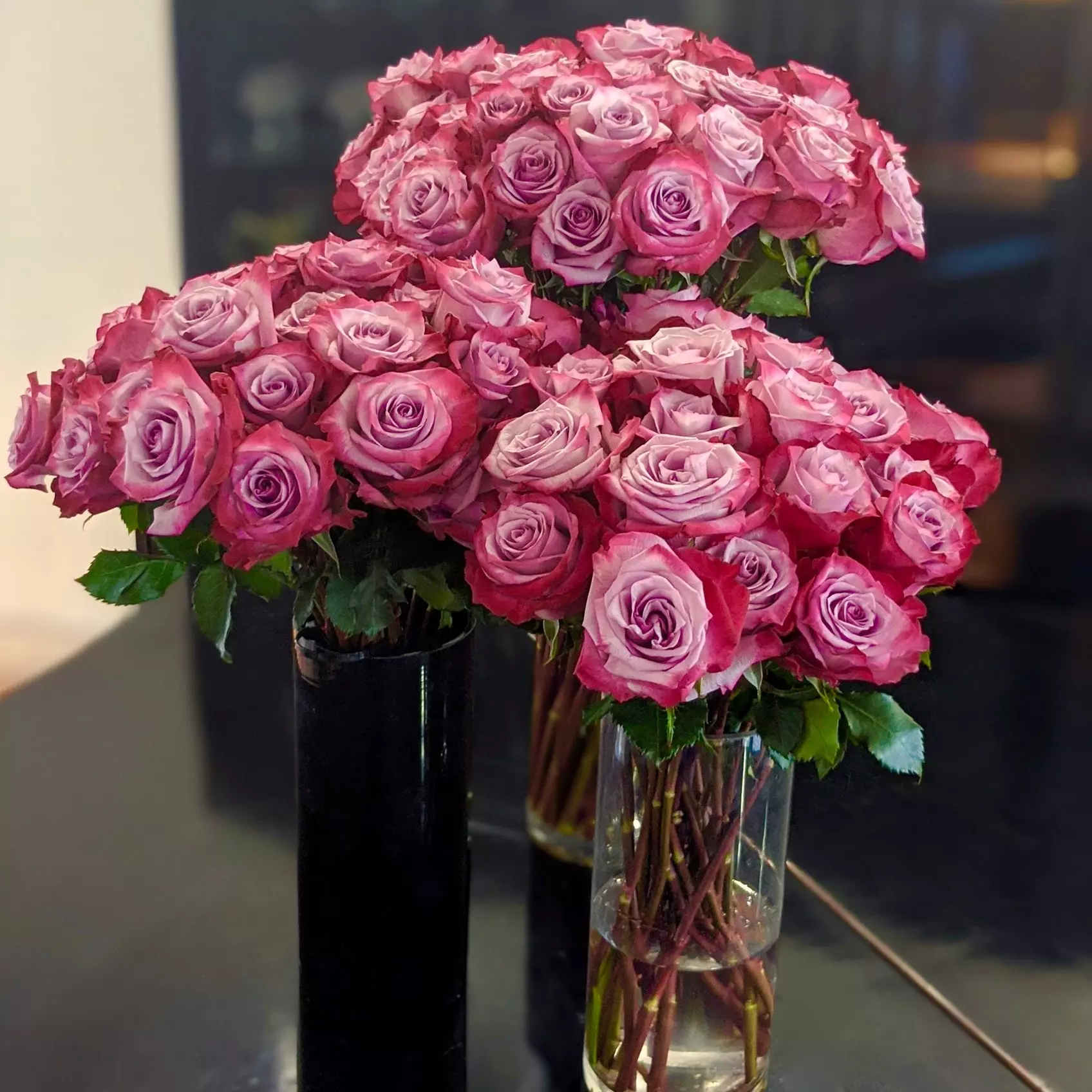 Breathtaking 24 Luxury Long Stem Rose Bouquets - Rose Farmers