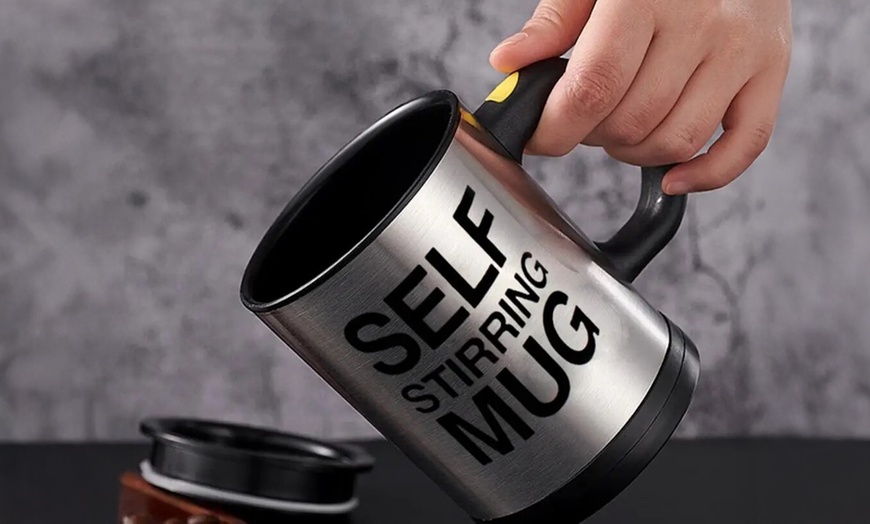 Image 7: Tasse à café auto-mélangeuse intelligente en acier inoxydable