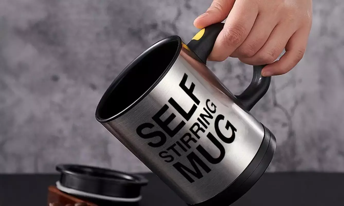 Tasse à café auto-mélangeuse intelligente en acier inoxydable