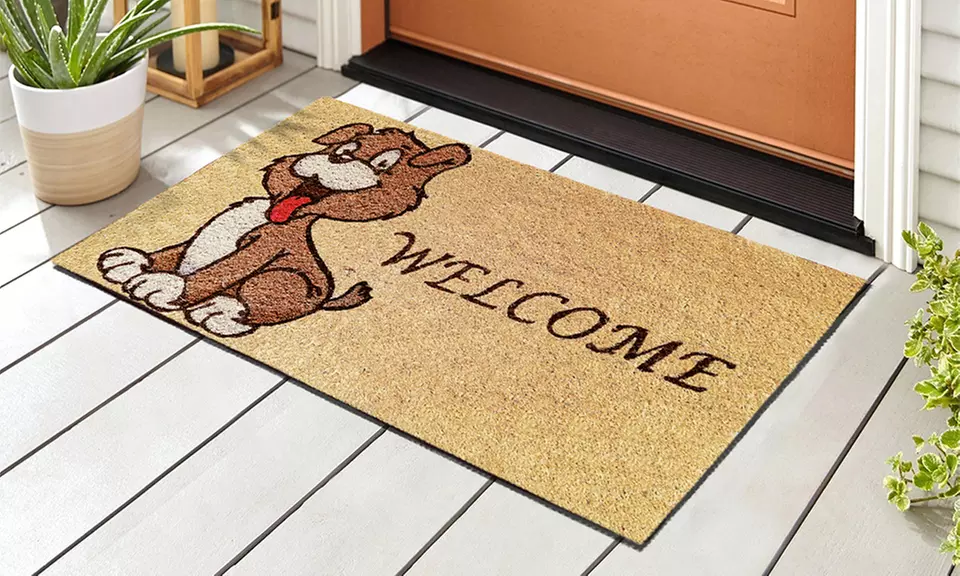 Zerbino in cocco con retro antiscivolo