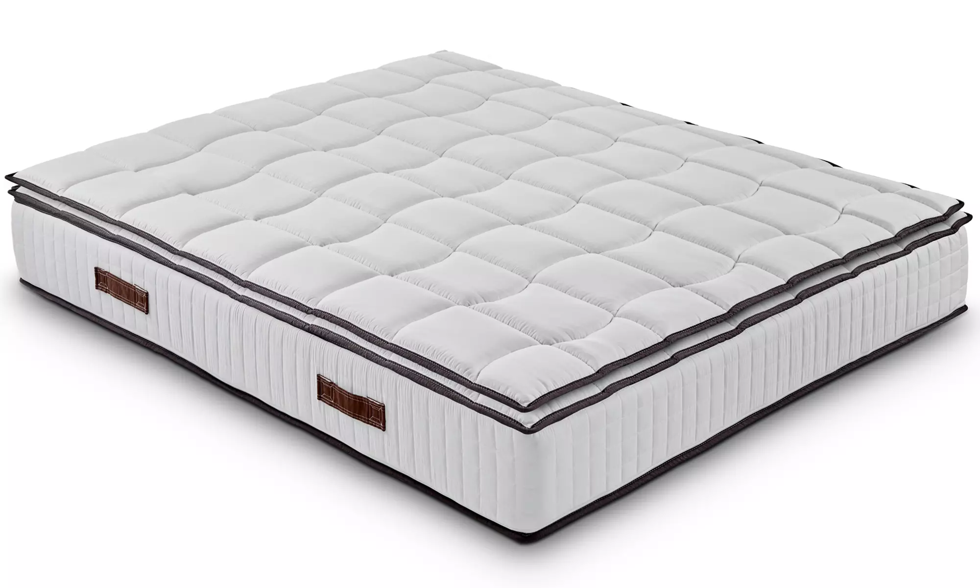 Matelas avec surmatelas en mousse à mémoire de forme orthopédique et déhoussable, dimensions au choix