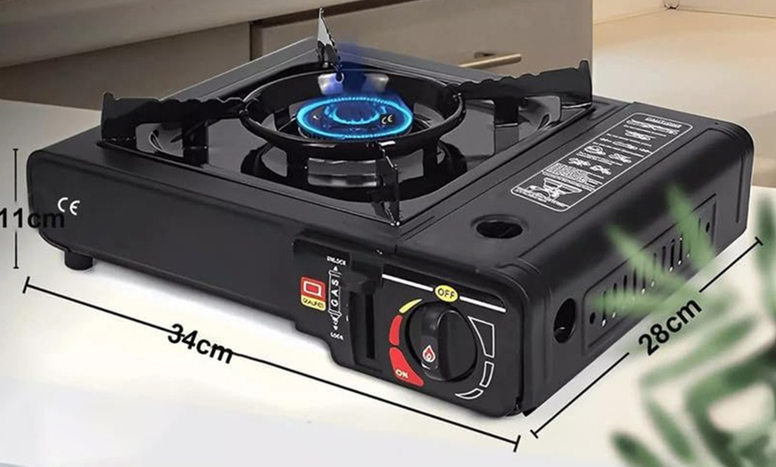 Image 4: Portable Camping Stove with Carry Case